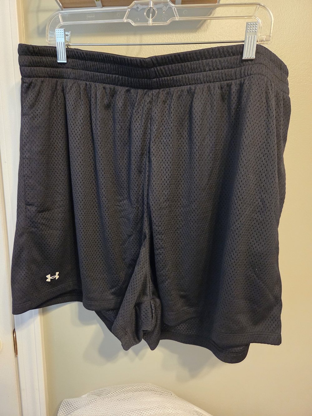 Under Armour Women's Black Performance Mesh Shorts
